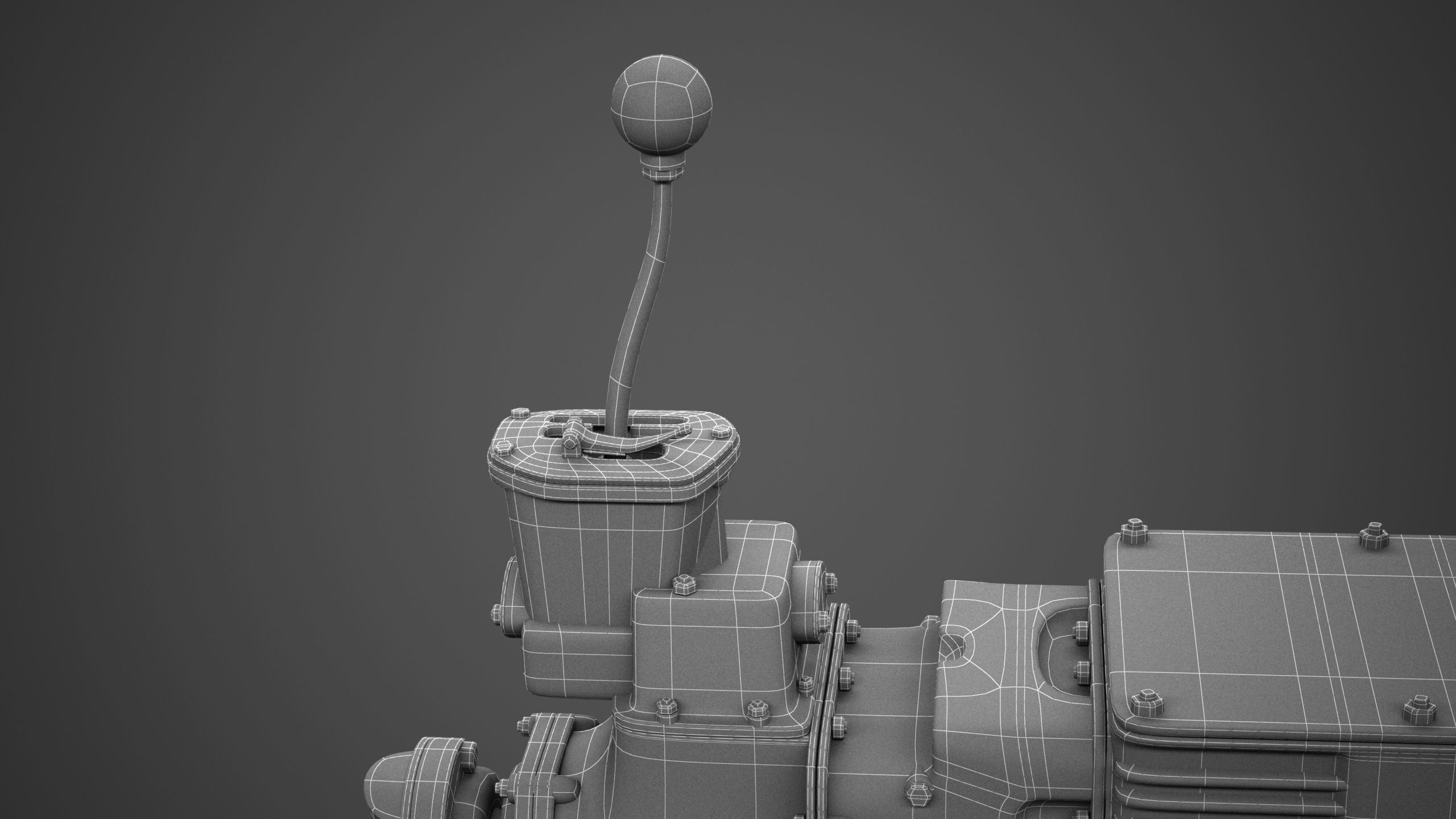 Ferrari 250 TR Engine - 3 liter - 2nd version 3D model_38