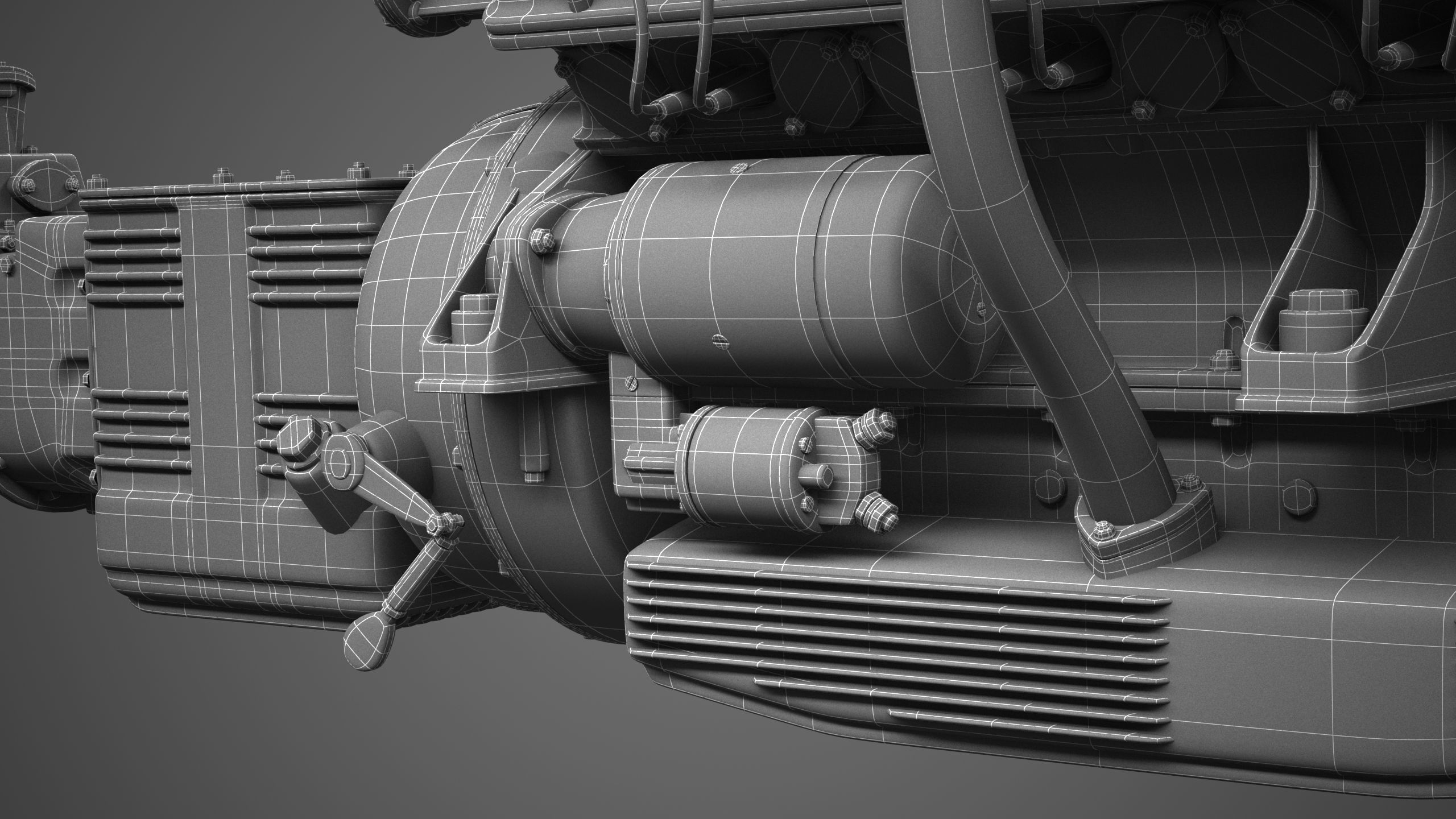 Ferrari 250 TR Engine - 3 liter - 2nd version 3D model_33