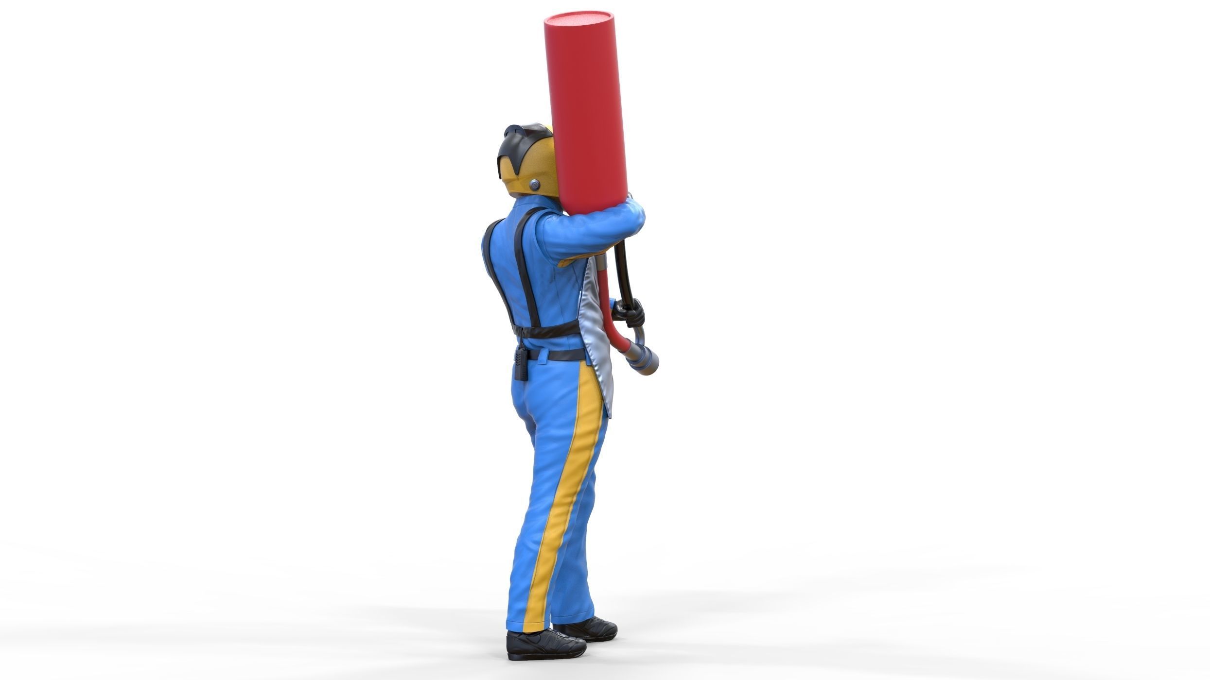 N1 Pit crew with Sunoco Fuel can 3D print model_6