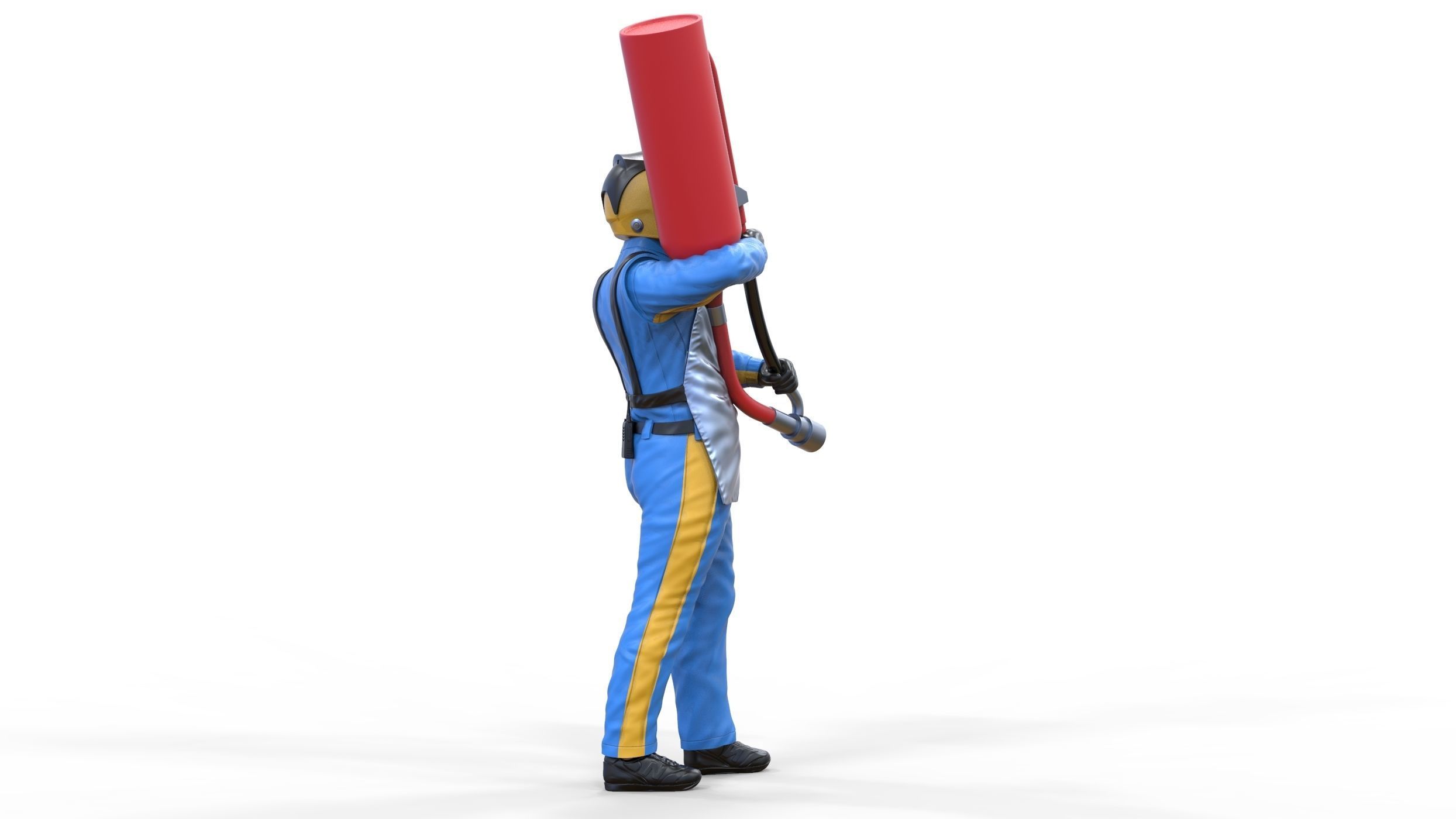 N1 Pit crew with Sunoco Fuel can 3D print model_8