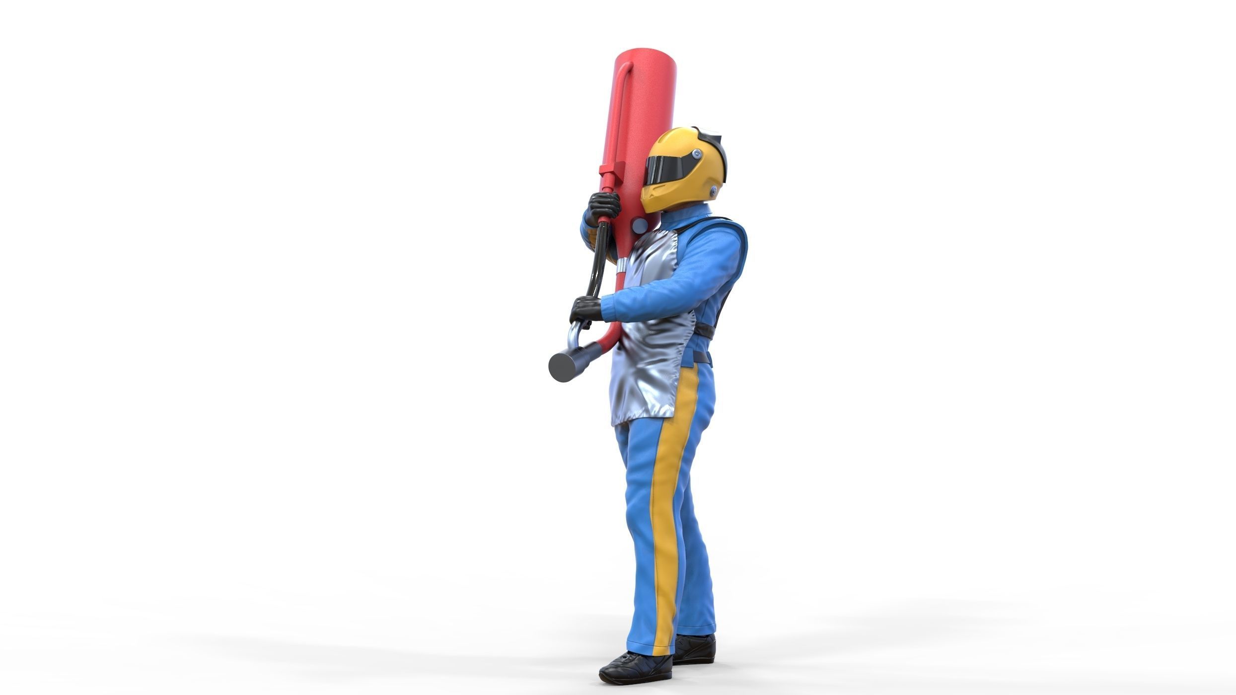 N1 Pit crew with Sunoco Fuel can 3D print model_30