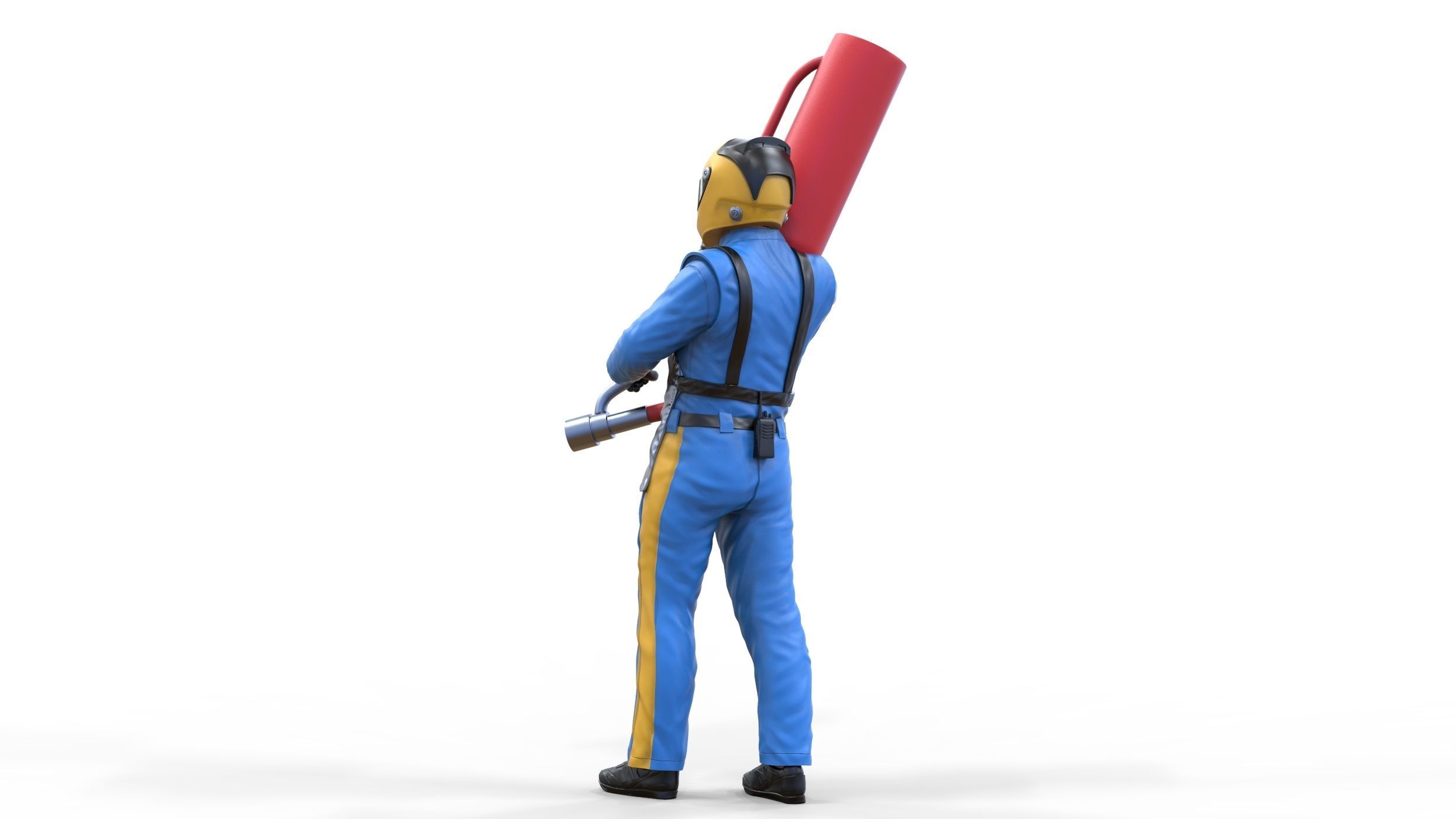 N1 Pit crew with Sunoco Fuel can 3D print model_40