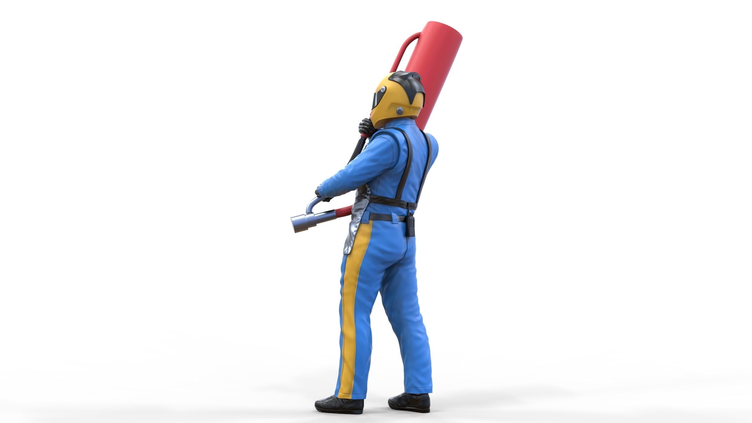 N1 Pit crew with Sunoco Fuel can 3D print model_38