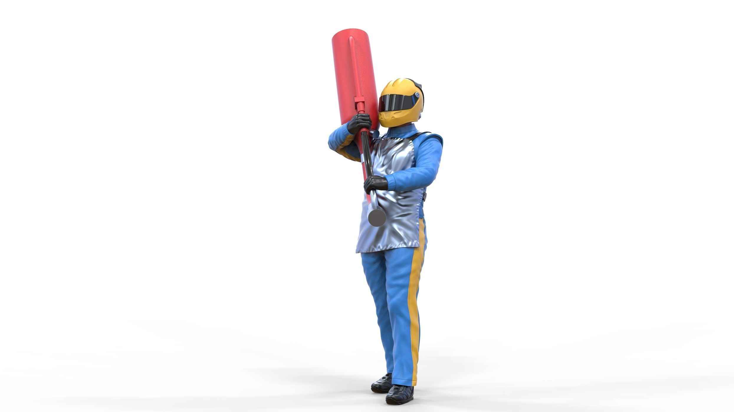 N1 Pit crew with Sunoco Fuel can 3D print model_26