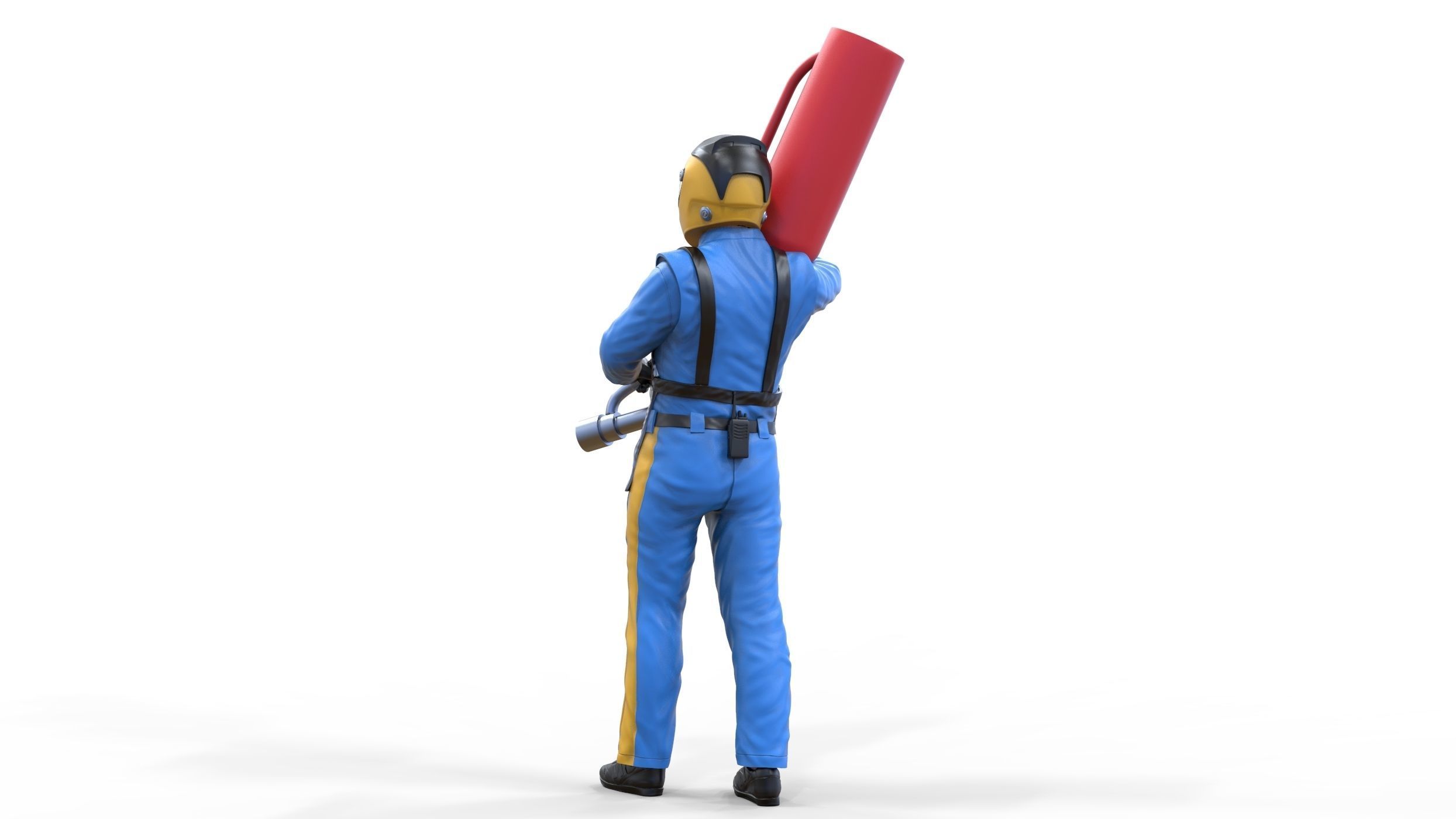 N1 Pit crew with Sunoco Fuel can 3D print model_41