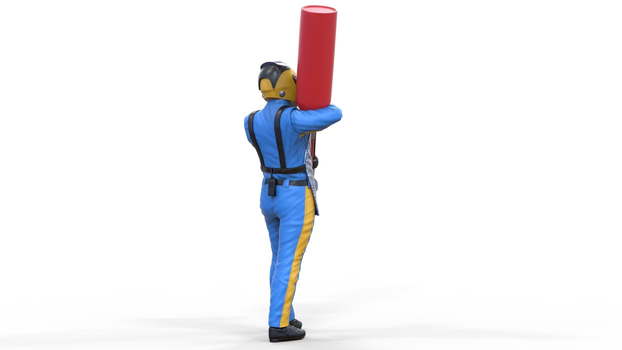 N1 Pit crew with Sunoco Fuel can 3D print model_3
