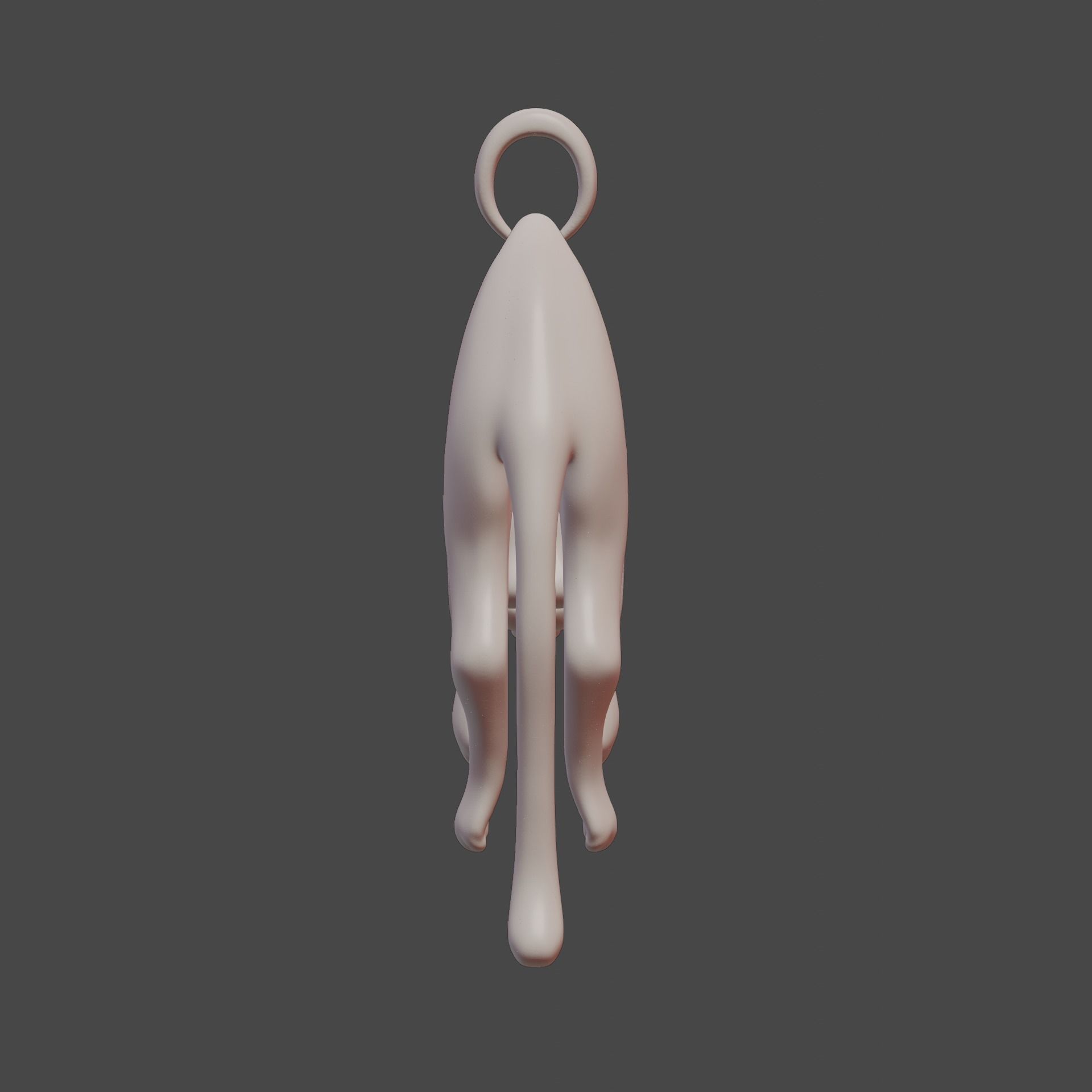 Hanging Panther Pendant 3D print model_7