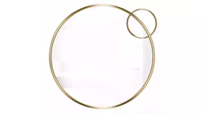 Mirror in a metal frame GZ-M1058