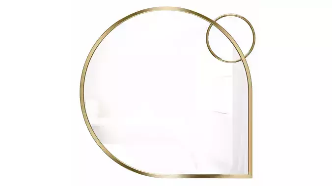 Mirror in a metal frame GZ-M1059