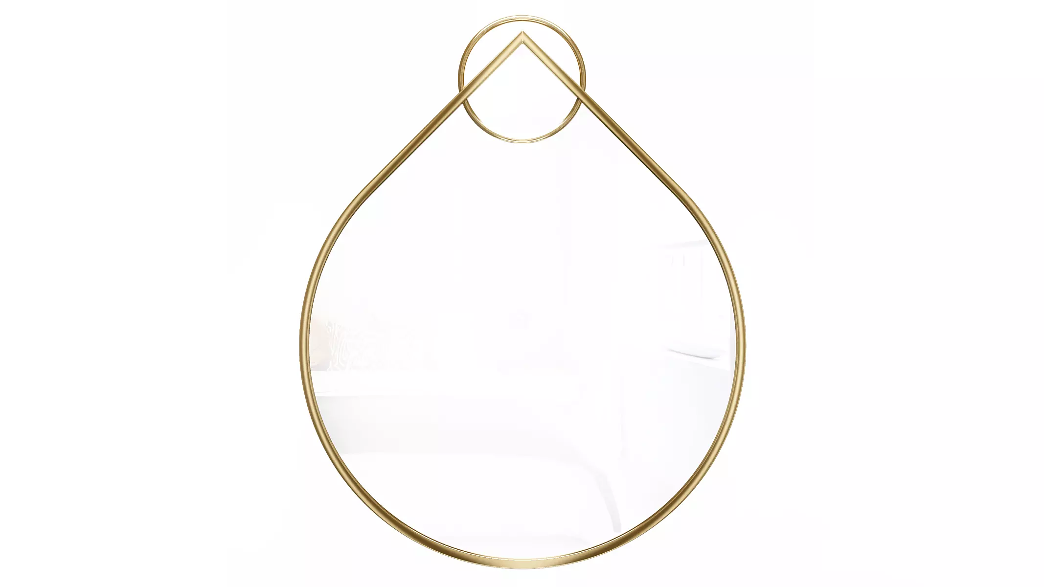 Mirror in a metal frame GZ-M1060 3D model