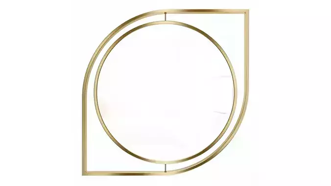 Mirror in a metal frame GZ-M1061