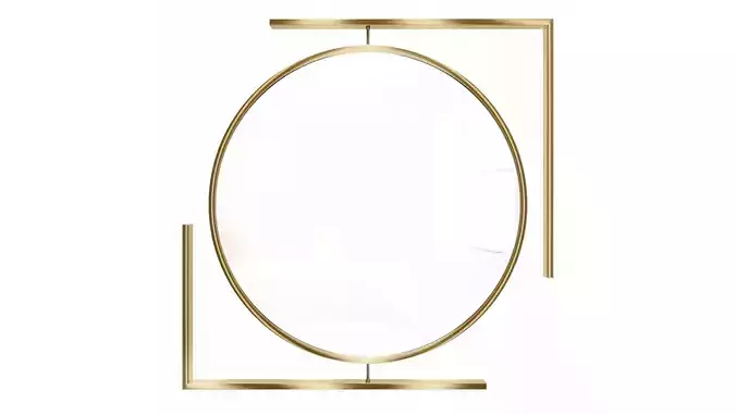 Mirror in a metal frame GZ-M1062