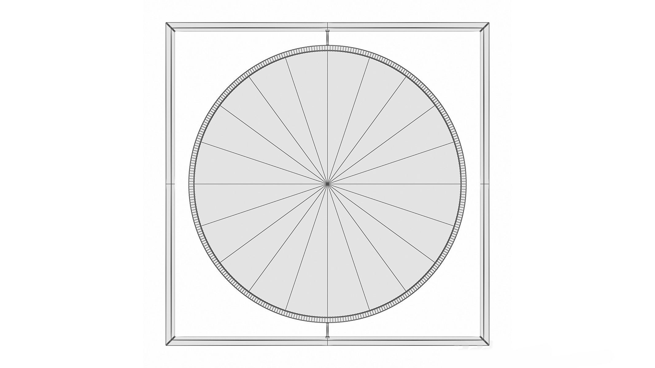 Mirror in a metal frame GZ-M1064 3D model_5