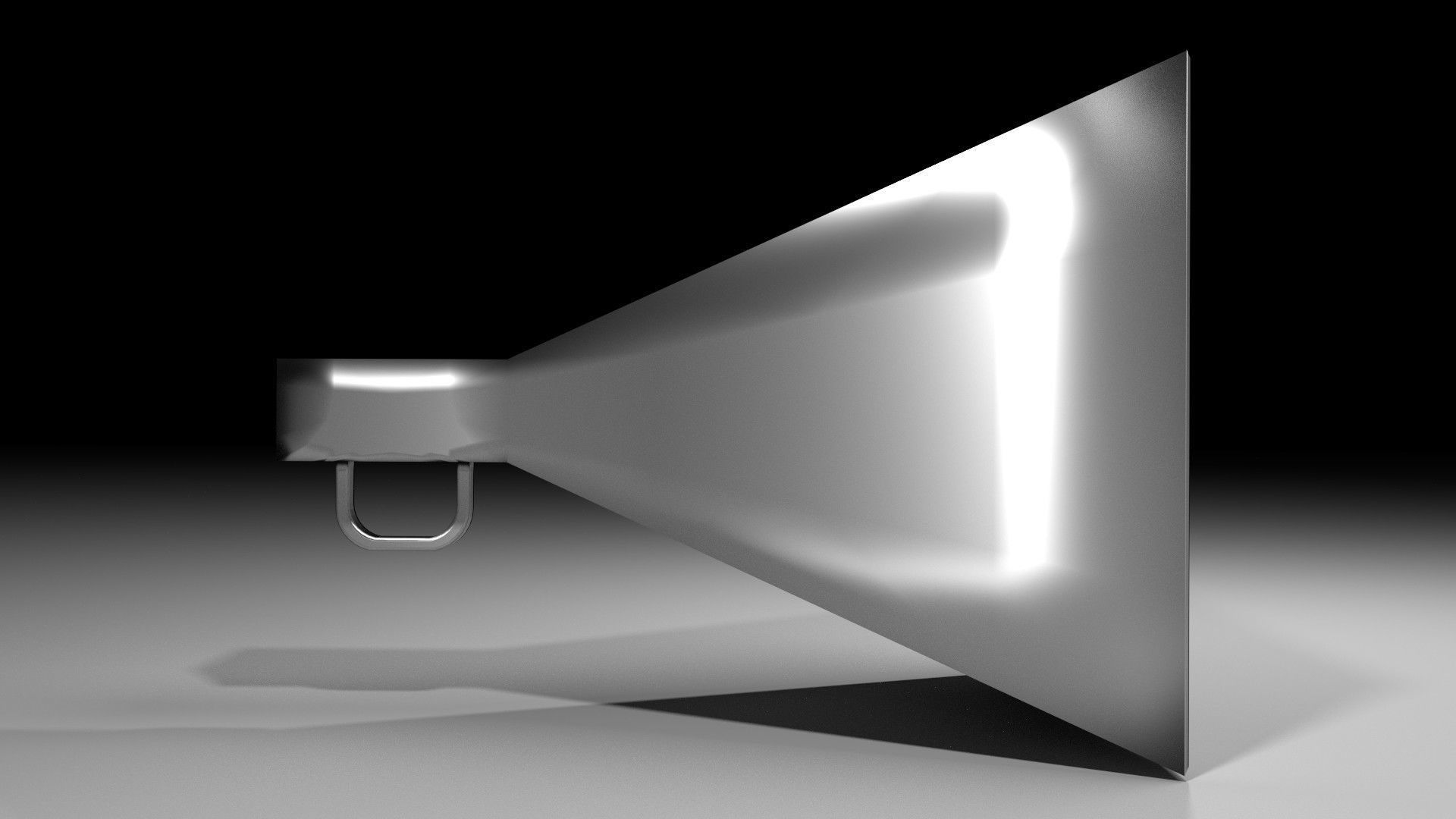 Horn Antenna - Pyramidal 3D model_1