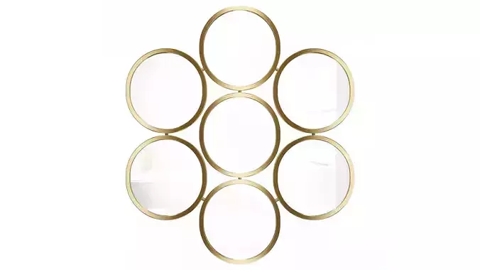 Mirror in a metal frame GZ-M1071