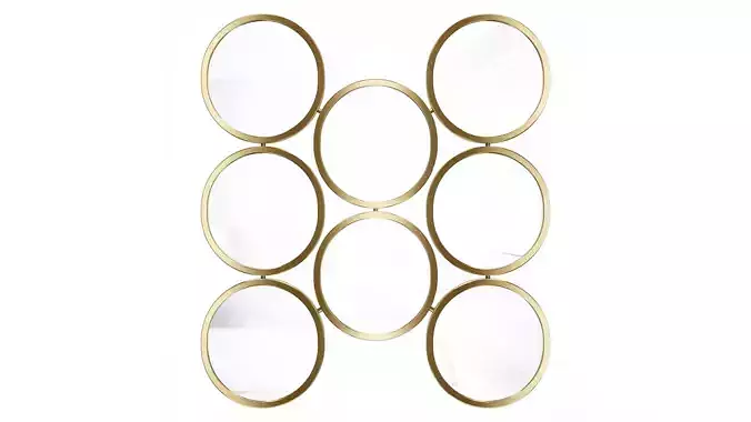 Mirror in a metal frame GZ-M1072