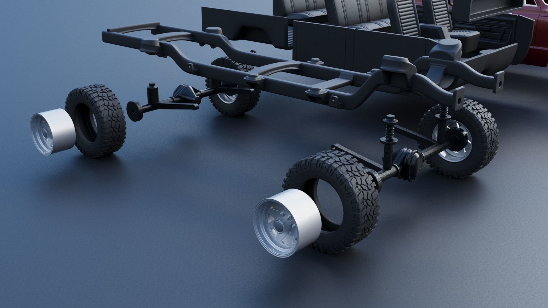 GMC Suburban 1972  3D print model_19