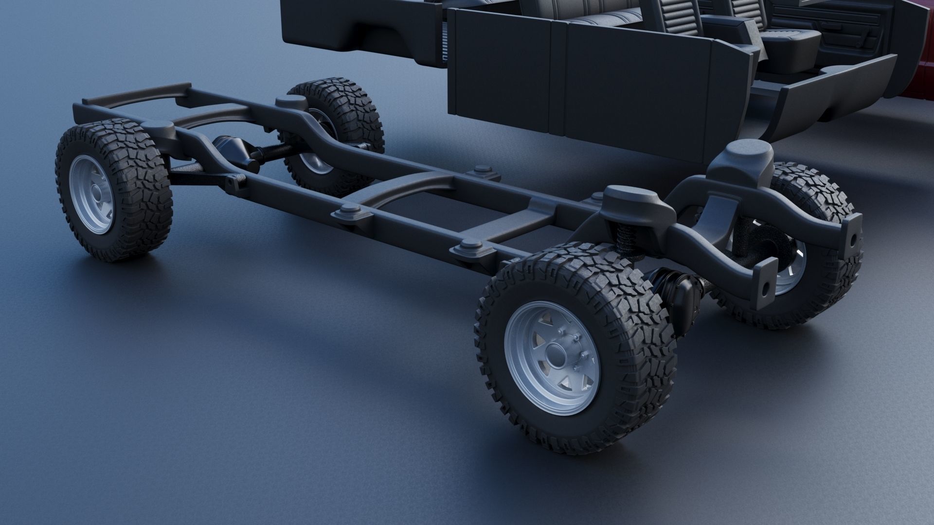 GMC Suburban 1972  3D print model_18