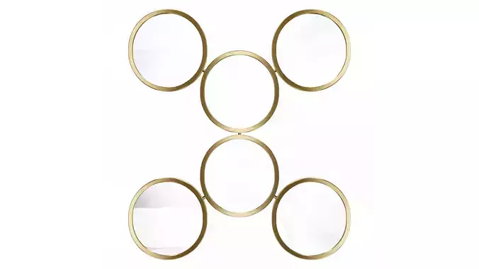 Mirror in a metal frame GZ-M1073