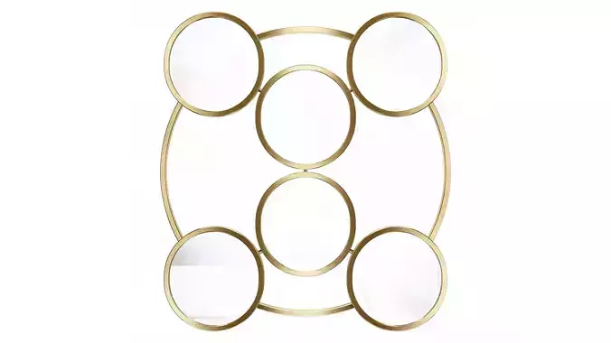 Mirror in a metal frame GZ-M1074