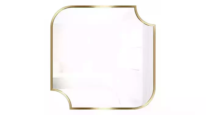 Mirror in a metal frame GZ-M1076