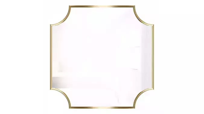 Mirror in a metal frame GZ-M1077