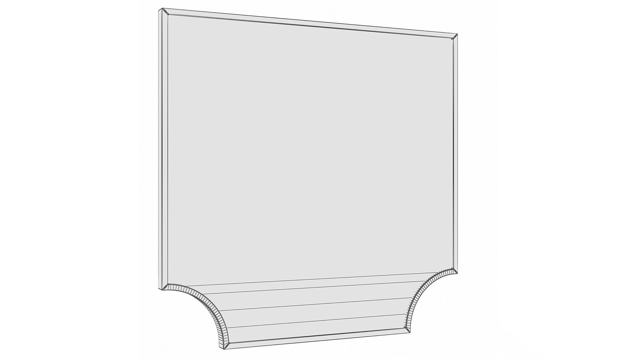 Mirror in a metal frame GZ-M1078 3D model_4