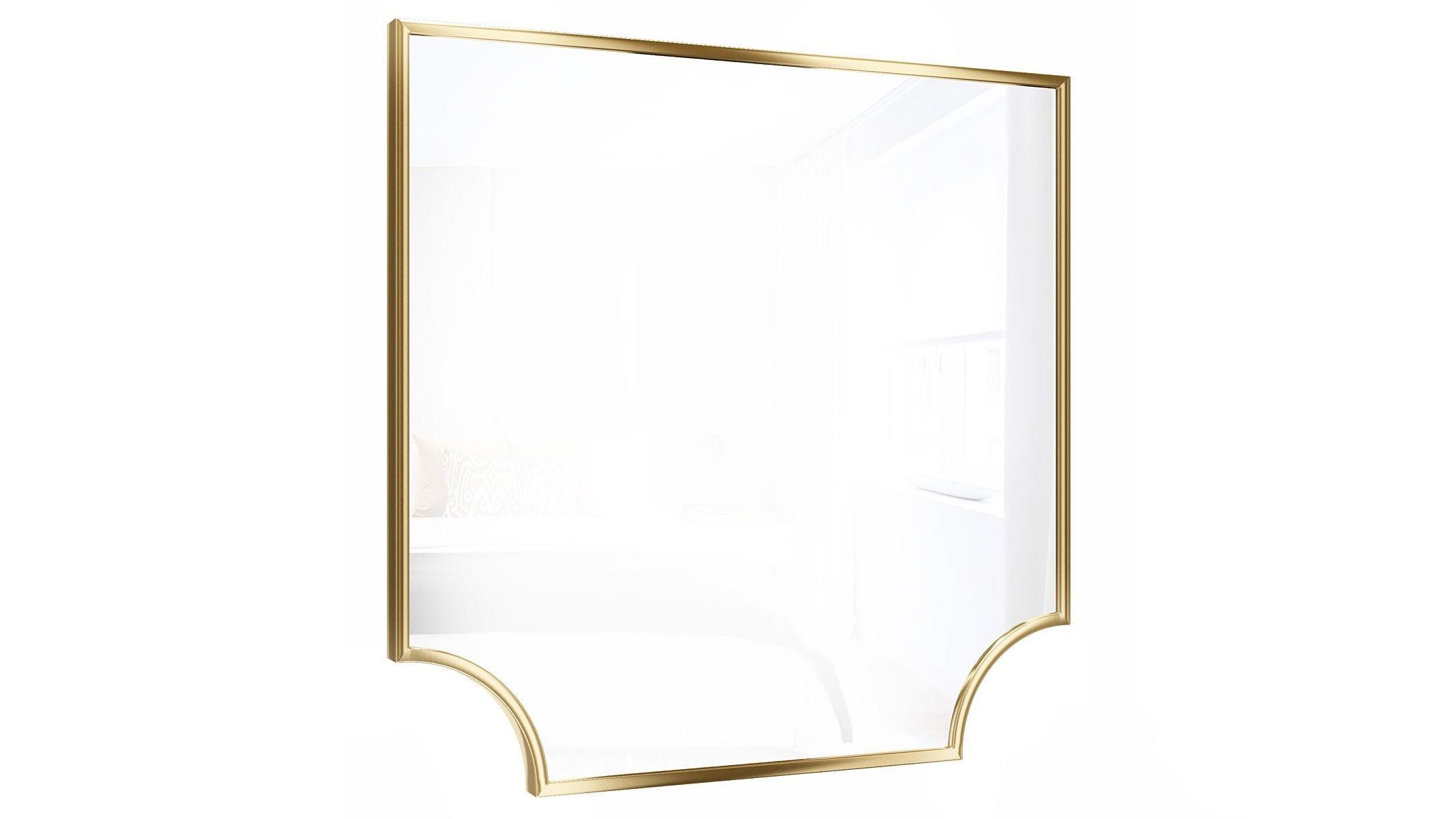Mirror in a metal frame GZ-M1078 3D model_3