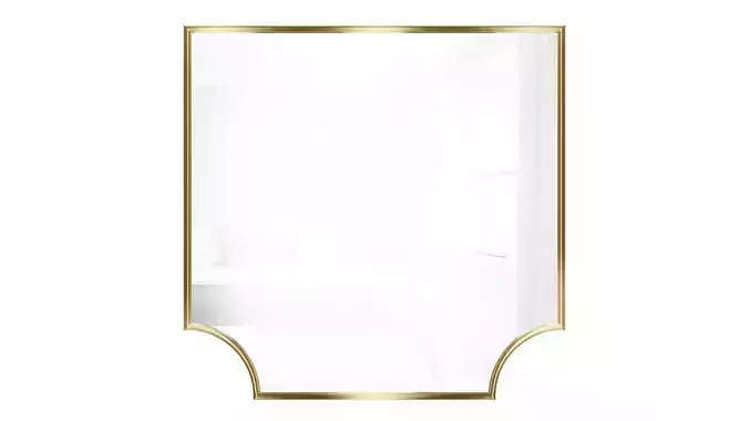 Mirror in a metal frame GZ-M1078 3D model