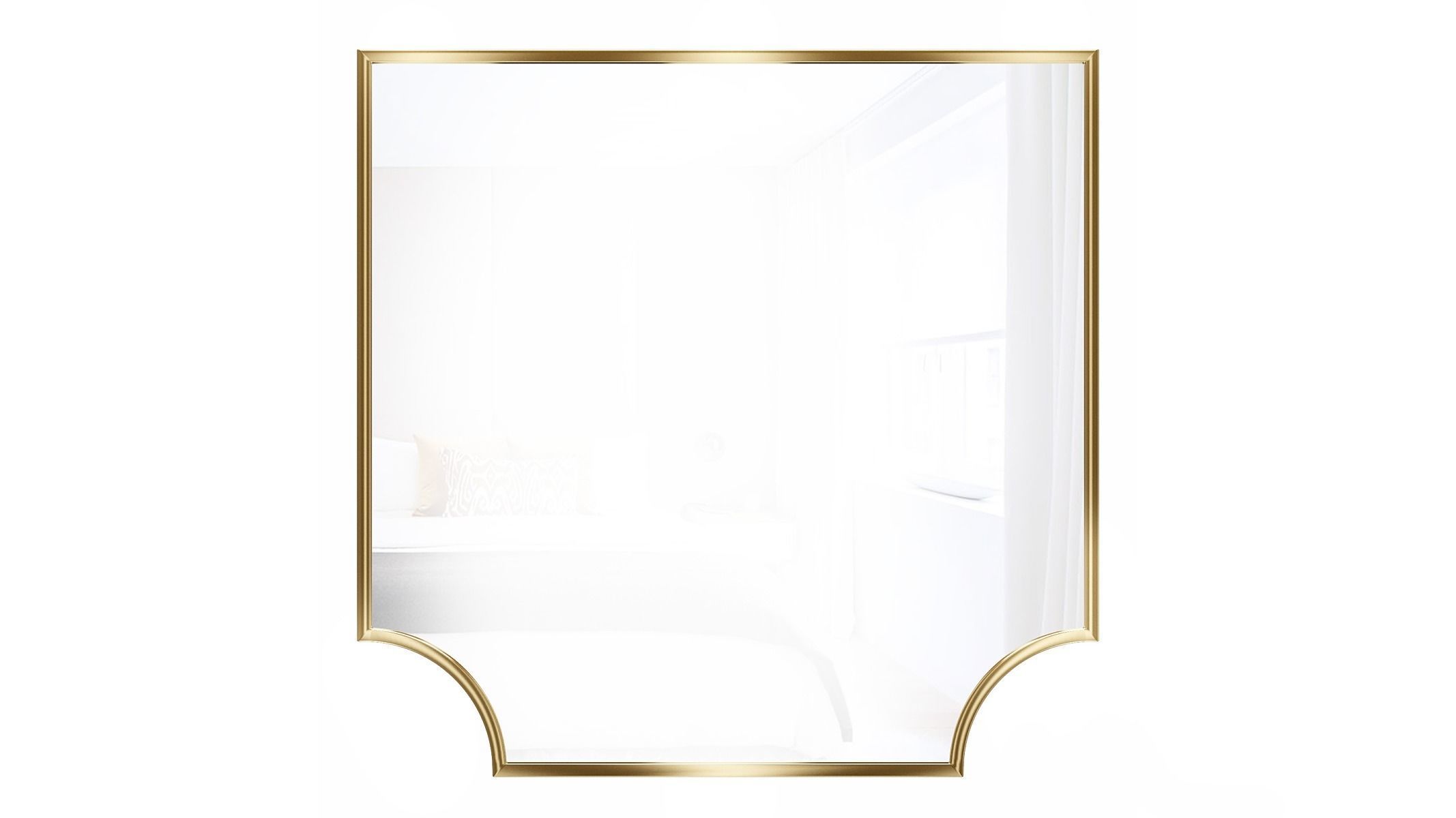 Mirror in a metal frame GZ-M1078 3D model_2