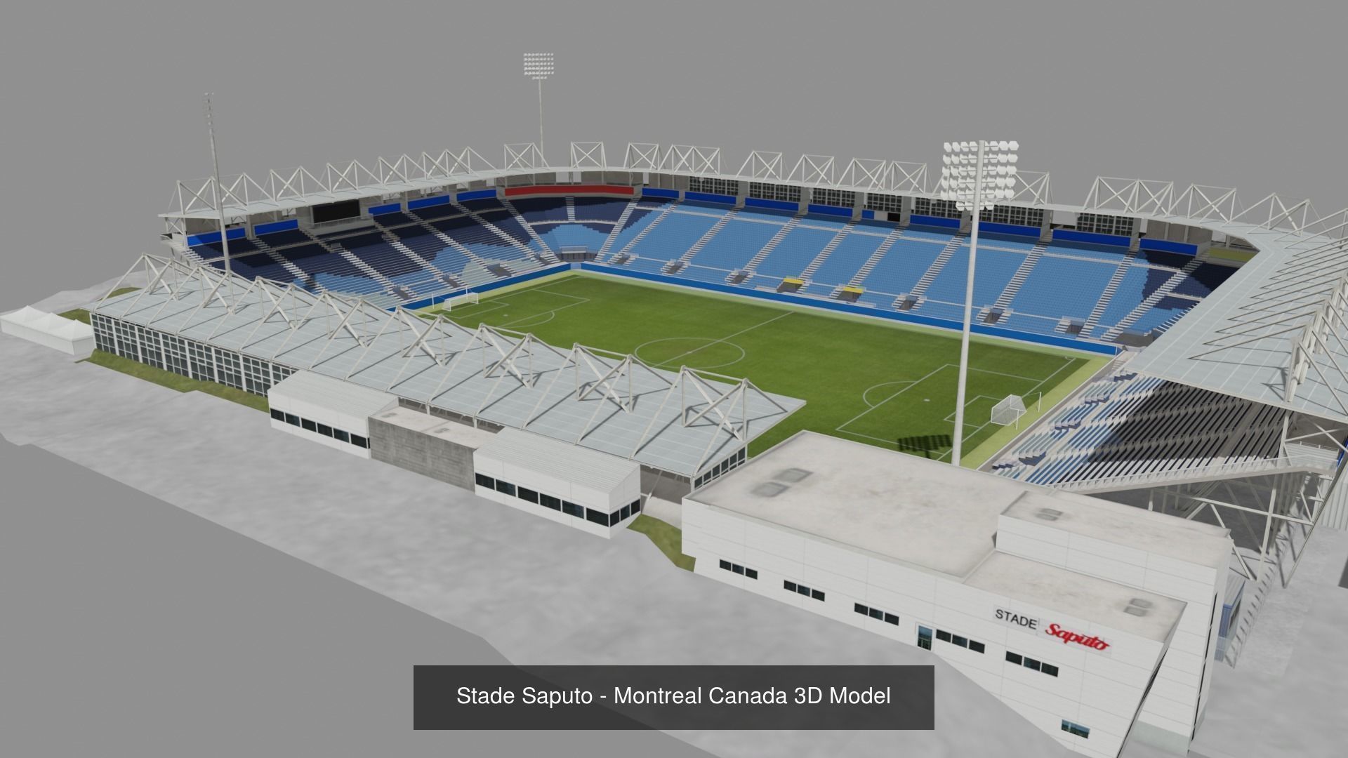 Football Stadiums All-in-One Package 3D Model Collection_14