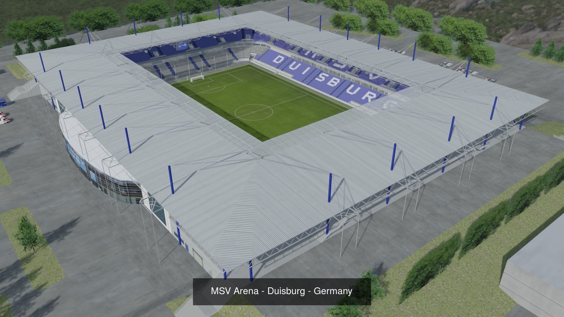 Football Stadiums All-in-One Package 3D Model Collection_13