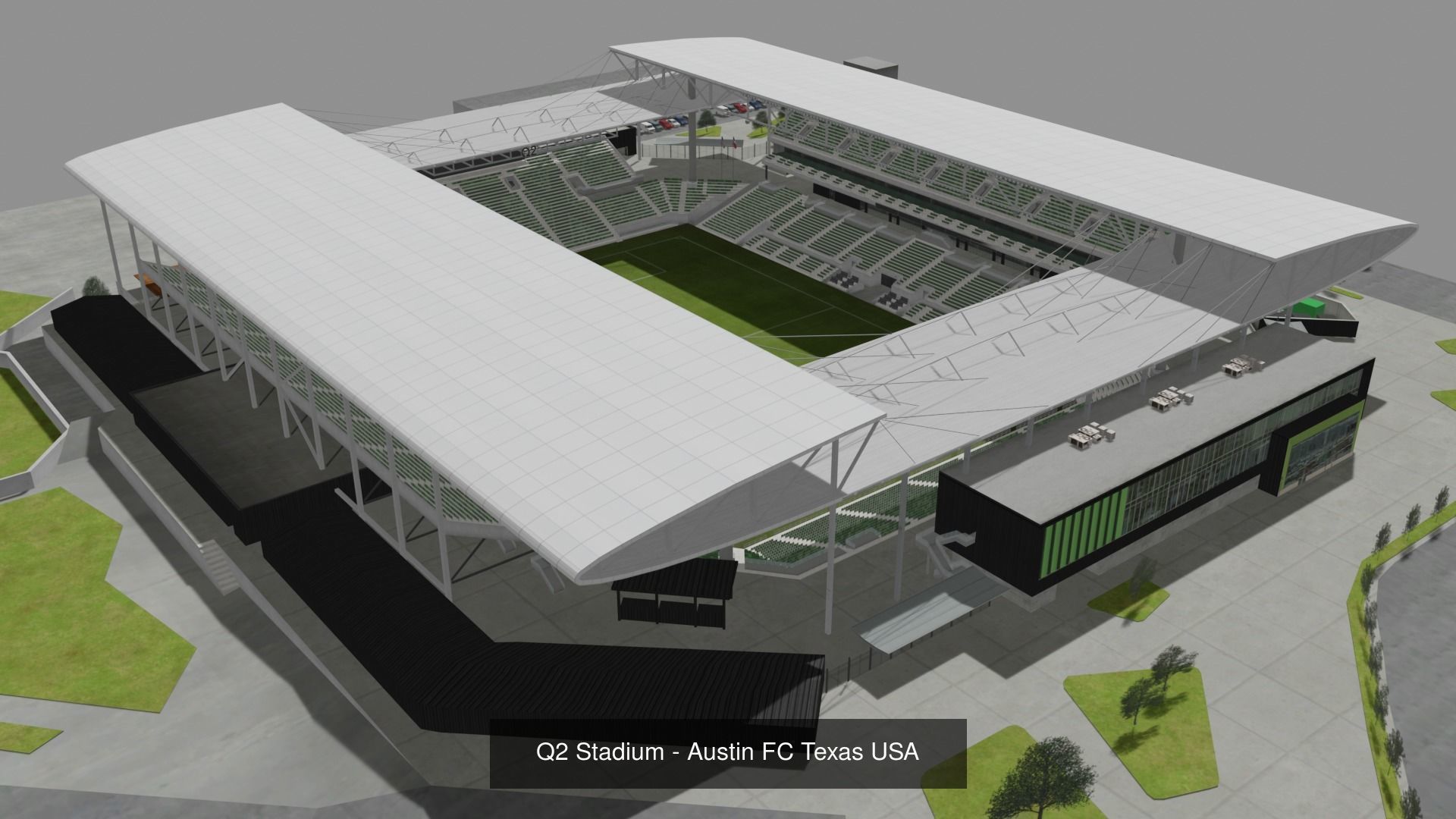 Football Stadiums All-in-One Package 3D Model Collection_15