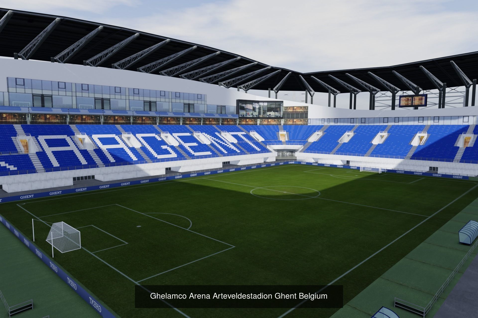 Football Stadiums All-in-One Package 3D Model Collection_5