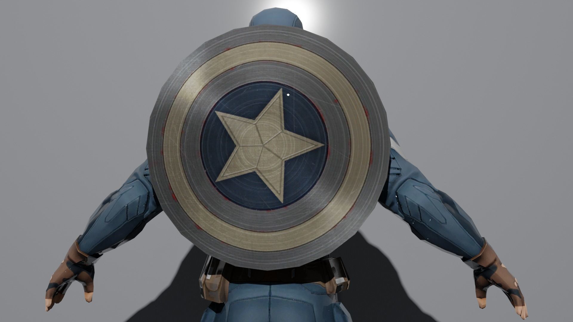 Captain America 3D model_5