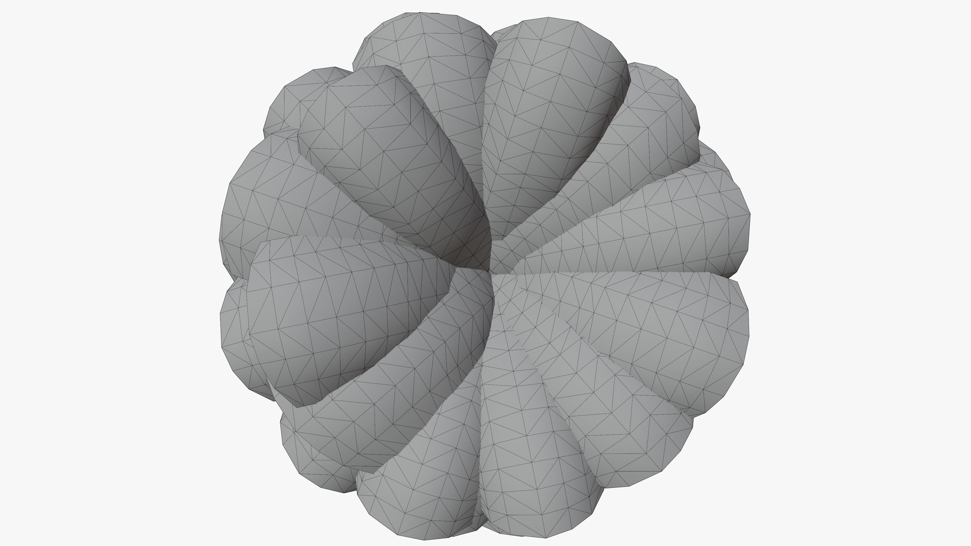 Fern Bush v1 Low-poly 3D model_10