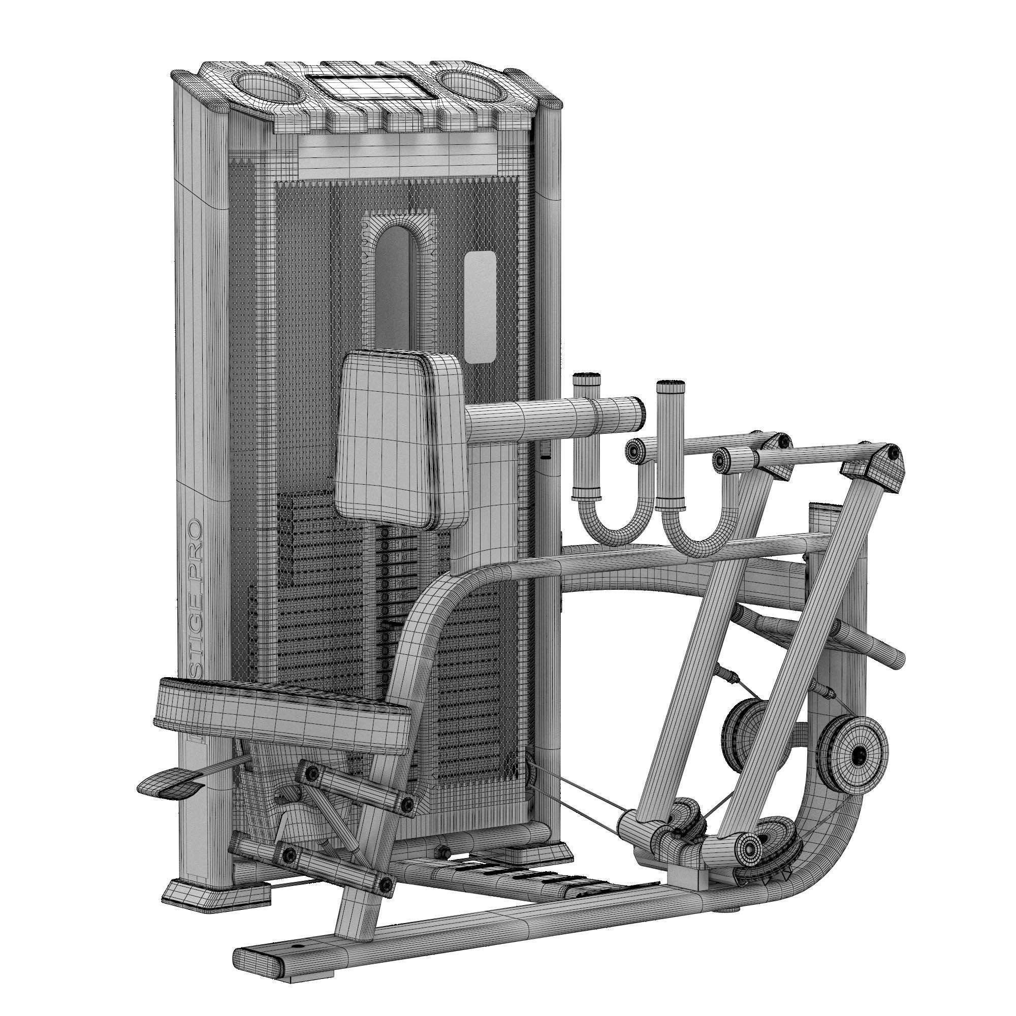 E-7034A Vertical Row 3D model_6