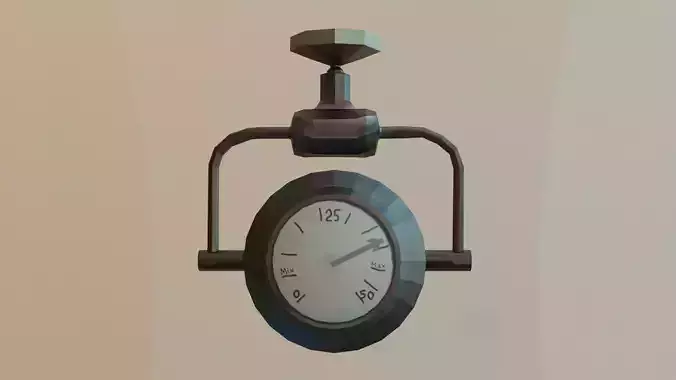 Pressure Gauge Free 3D model