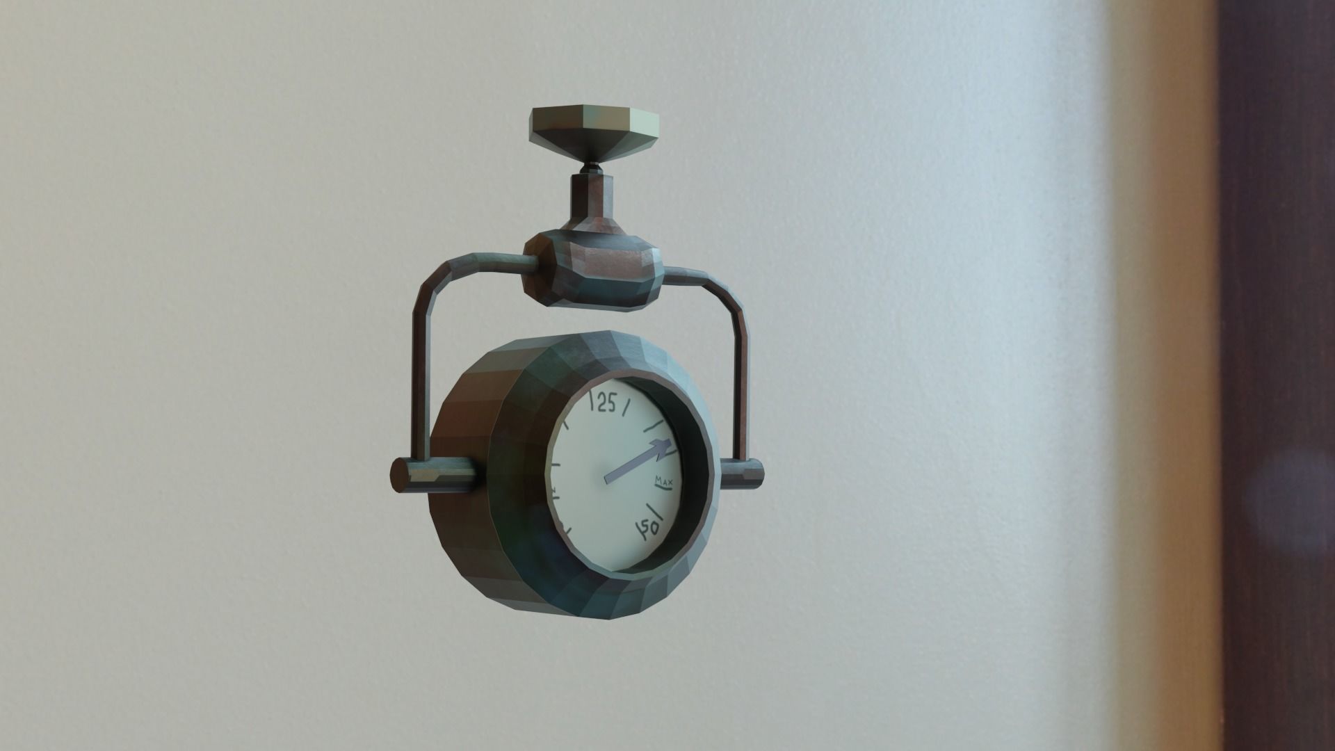 Pressure Gauge Free 3D model Free low-poly 3D model_2