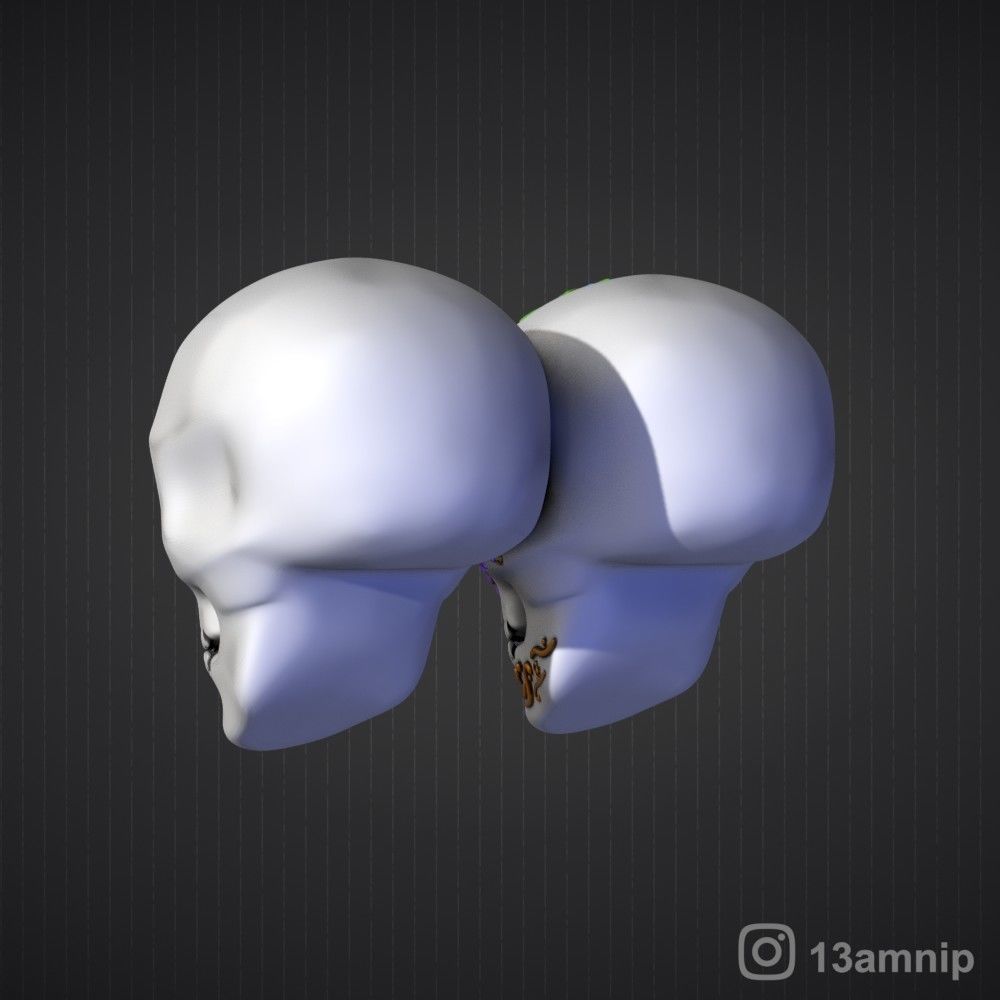 Mexican skull Calavera 3D print model_4