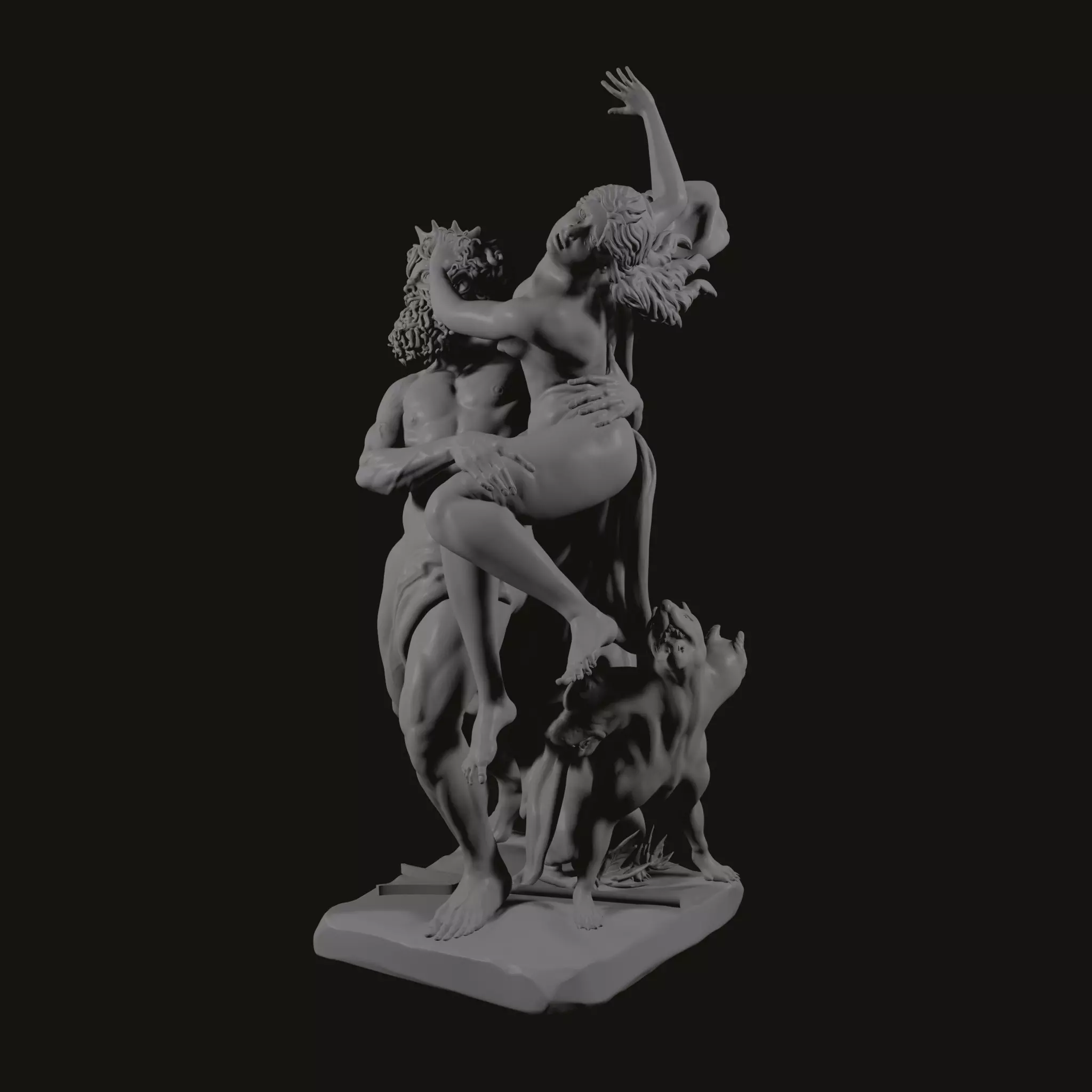 The Rape of Proserpina 3D print model