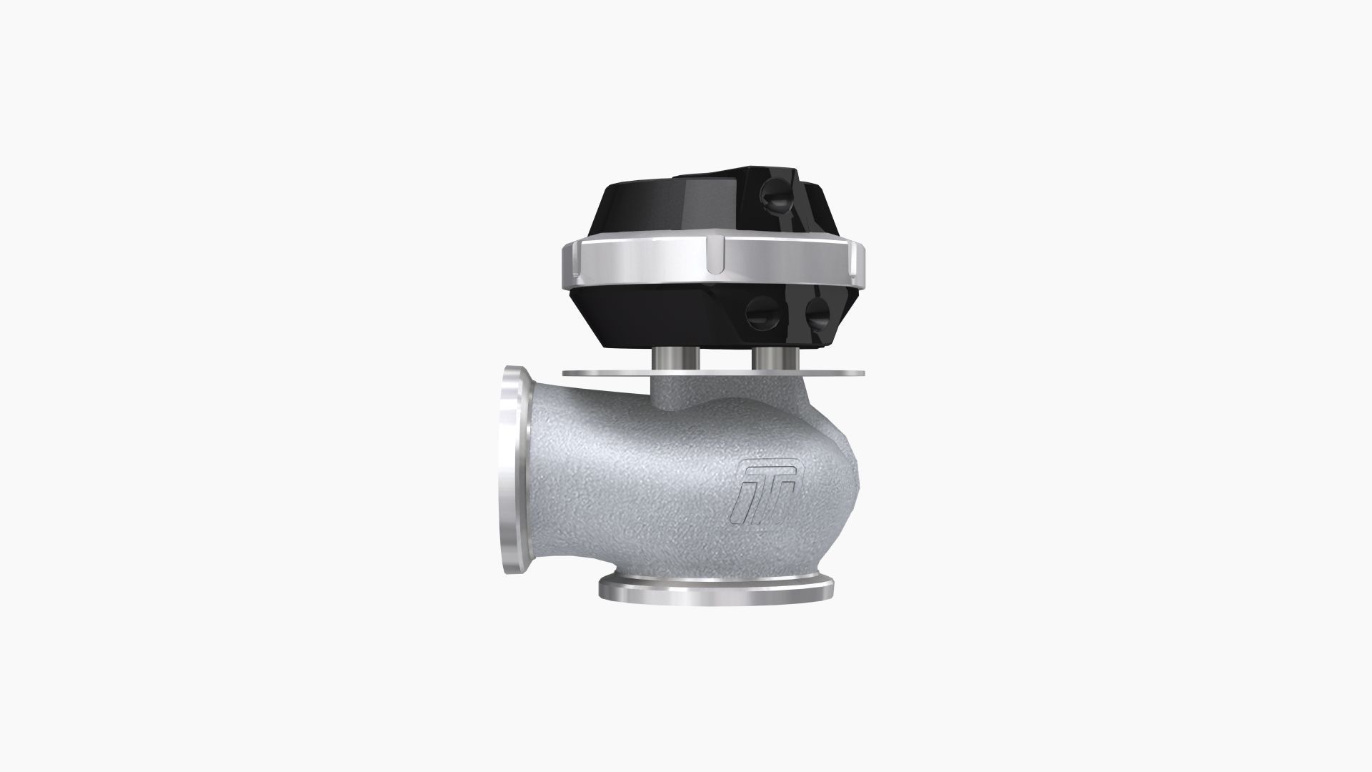 Turbosmart Pro-Gate50 wastegate Low-poly 3D model_3