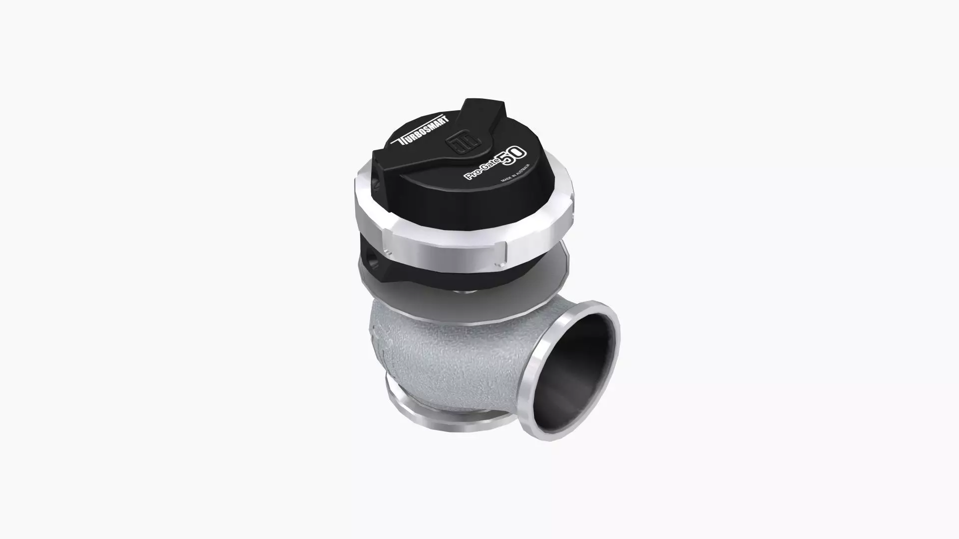 Turbosmart Pro-Gate50 wastegate Low-poly 3D model_0