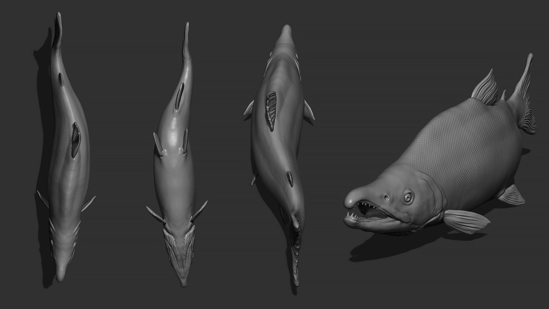 Sockeye salmon 3D model 3D printable | CGTrader