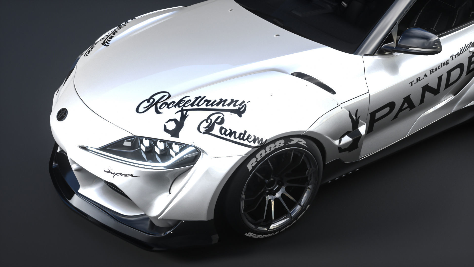 TOYOTA SUPRA A90 3D model_2