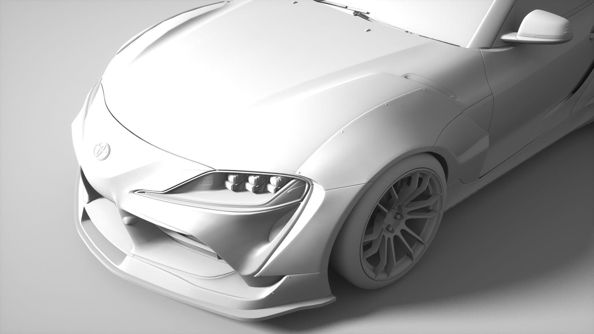 TOYOTA SUPRA A90 3D model_5