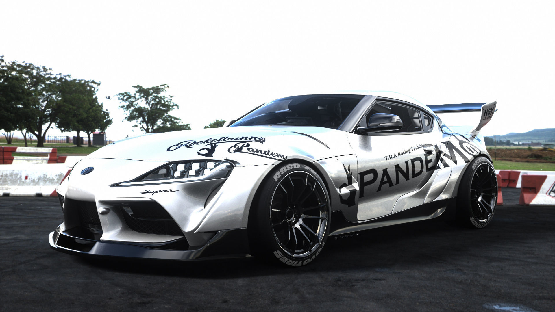 TOYOTA SUPRA A90 3D model_1