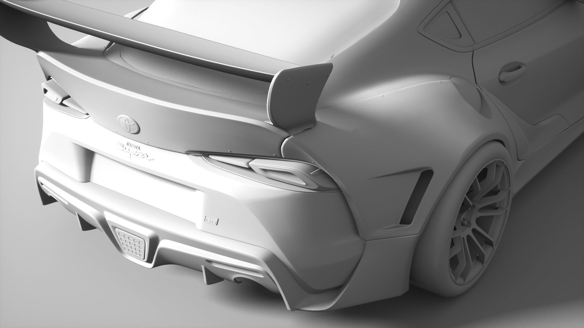 TOYOTA SUPRA A90 3D model_7