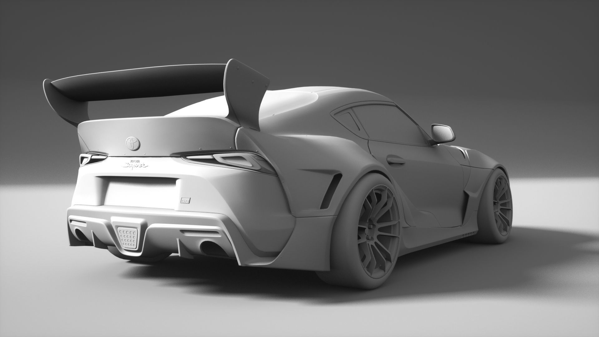 TOYOTA SUPRA A90 3D model_6