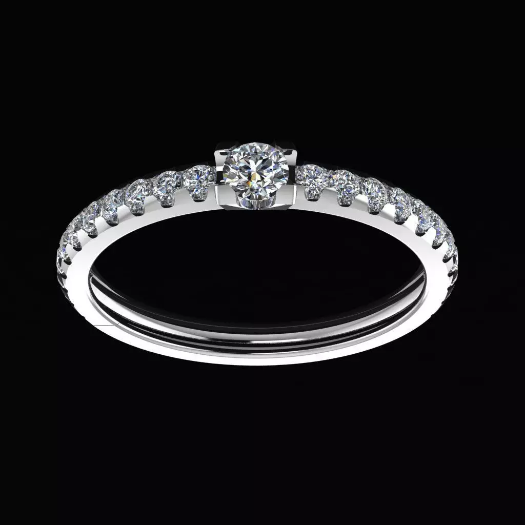 womens ring 3D print model_0